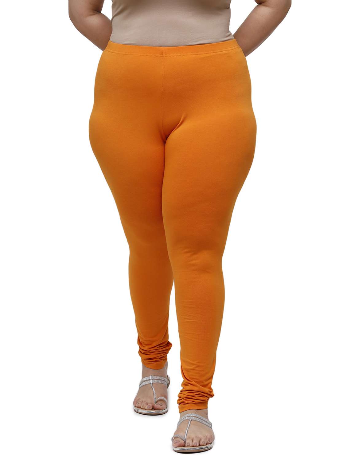 mid rise solid plus legging - 18246345 - Zoom Image - 0