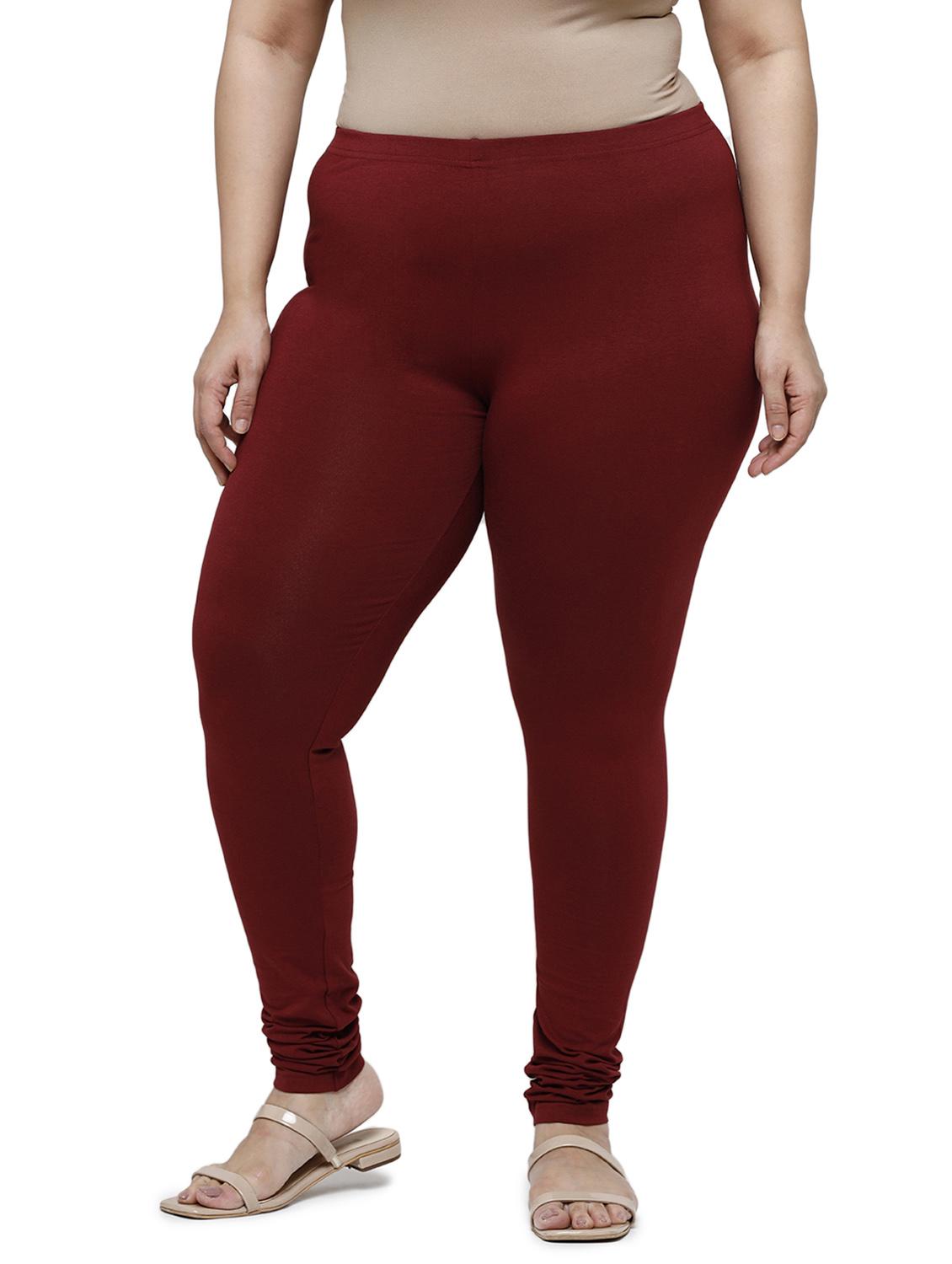 mid rise solid plus legging - 18246365 - Zoom Image - 0