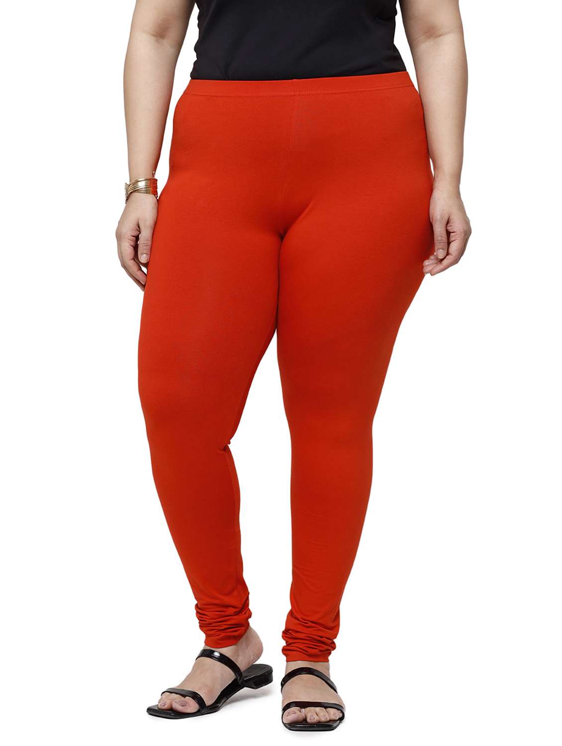 mid rise solid plus legging