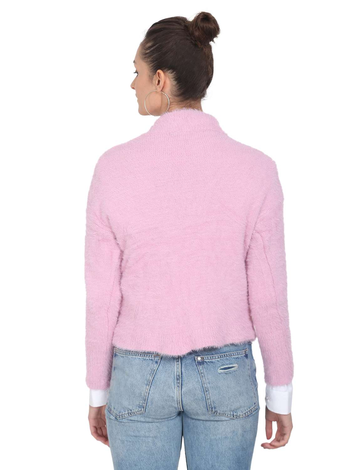 v-neck solid pullover - 18246489 -  Standard Image - 2