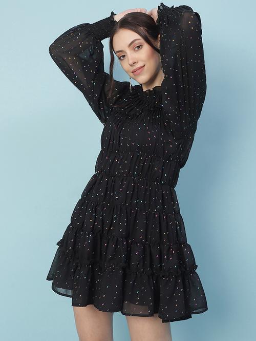 women's tiered dress tie & dye dress - 18246595 -  Standard Image - 0