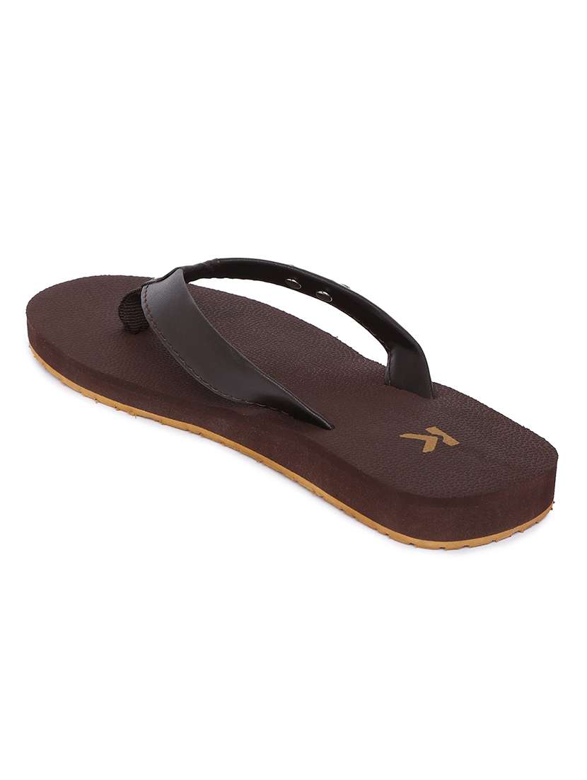 brown pvc  flip flops - 18247041 -  Standard Image - 2