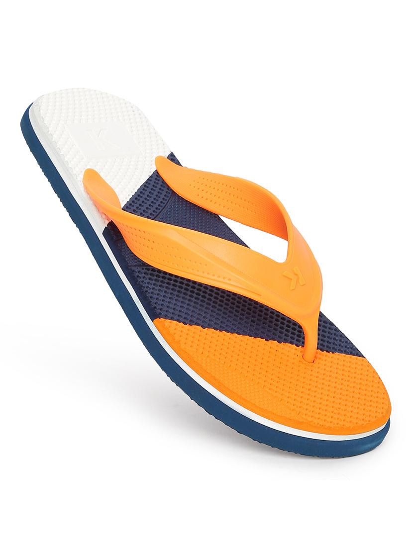 orange pvc slip on flip flops - 18247087 - Standard Image - 2