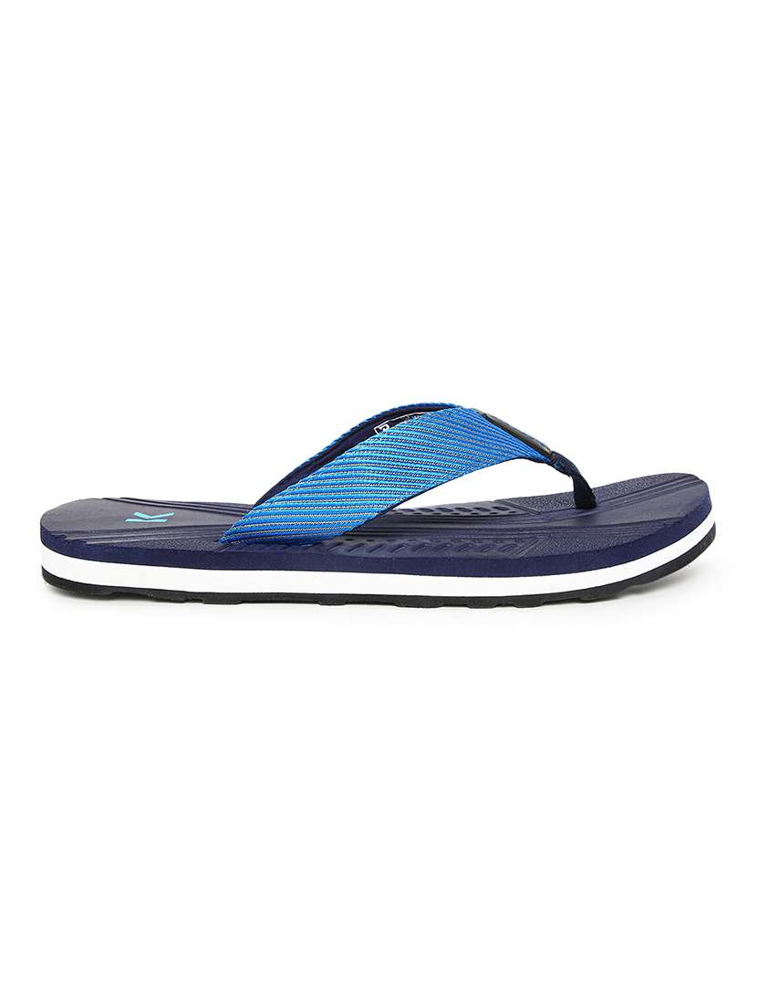 navy pvc slip on flip flops - 18247142 -  Standard Image - 2