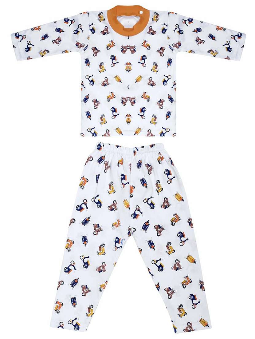printed nightwear pajama set 