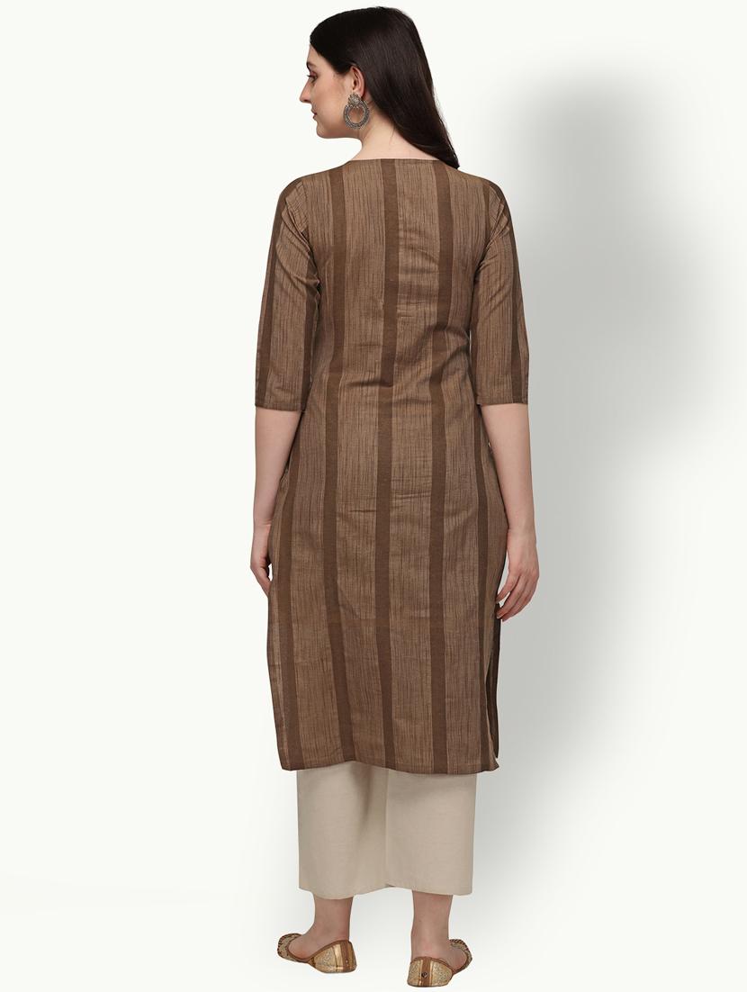 women's straight kurta - 18247804 - Standard Image - 2