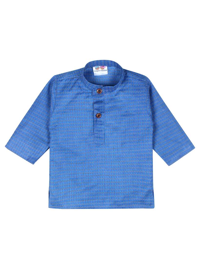 blue dhoti kurta set  - 18248521 -  Standard Image - 2