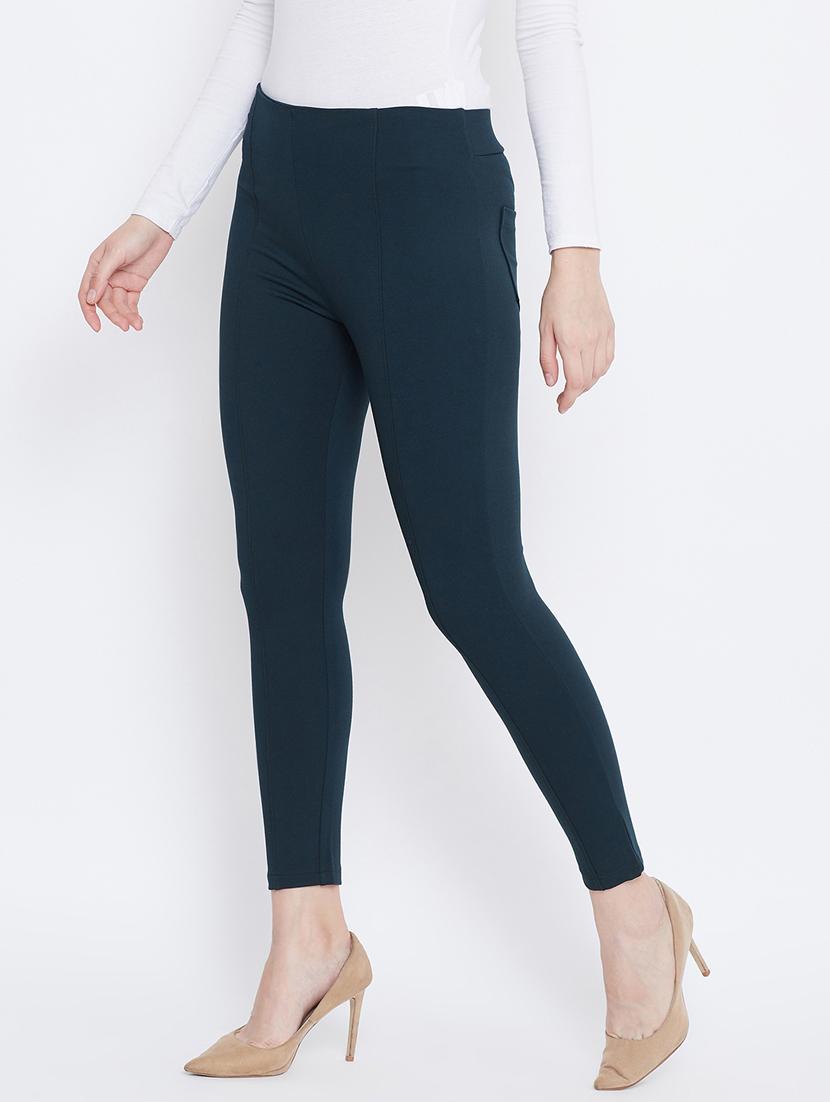 solid mid rise ankle length jegging - 18248824 - Standard Image - 2
