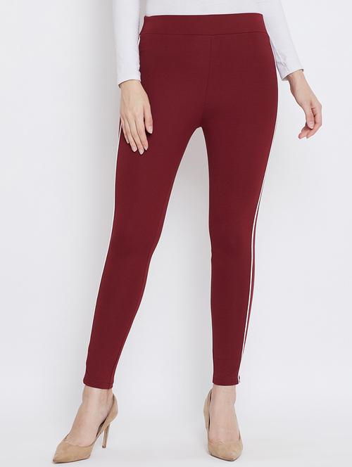 solid mid rise ankle length jegging - 18248828 - Standard Image - 0
