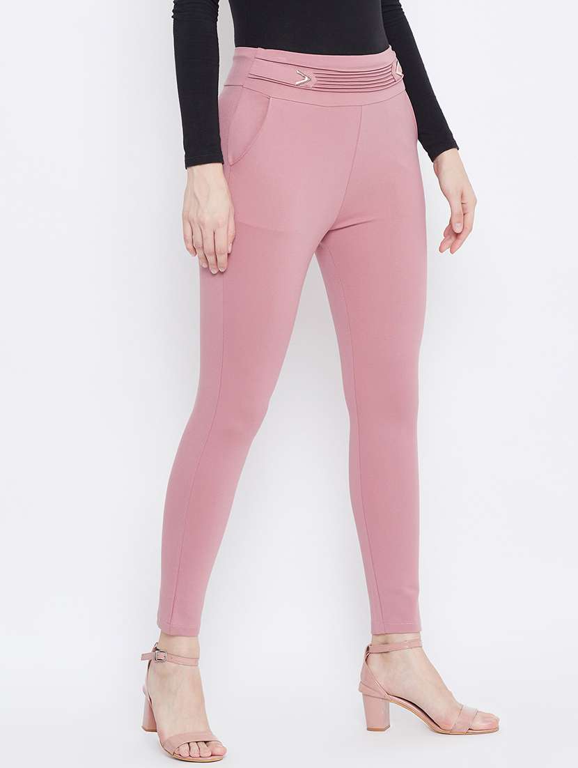 solid mid rise ankle length jegging - 18248831 -  Standard Image - 2
