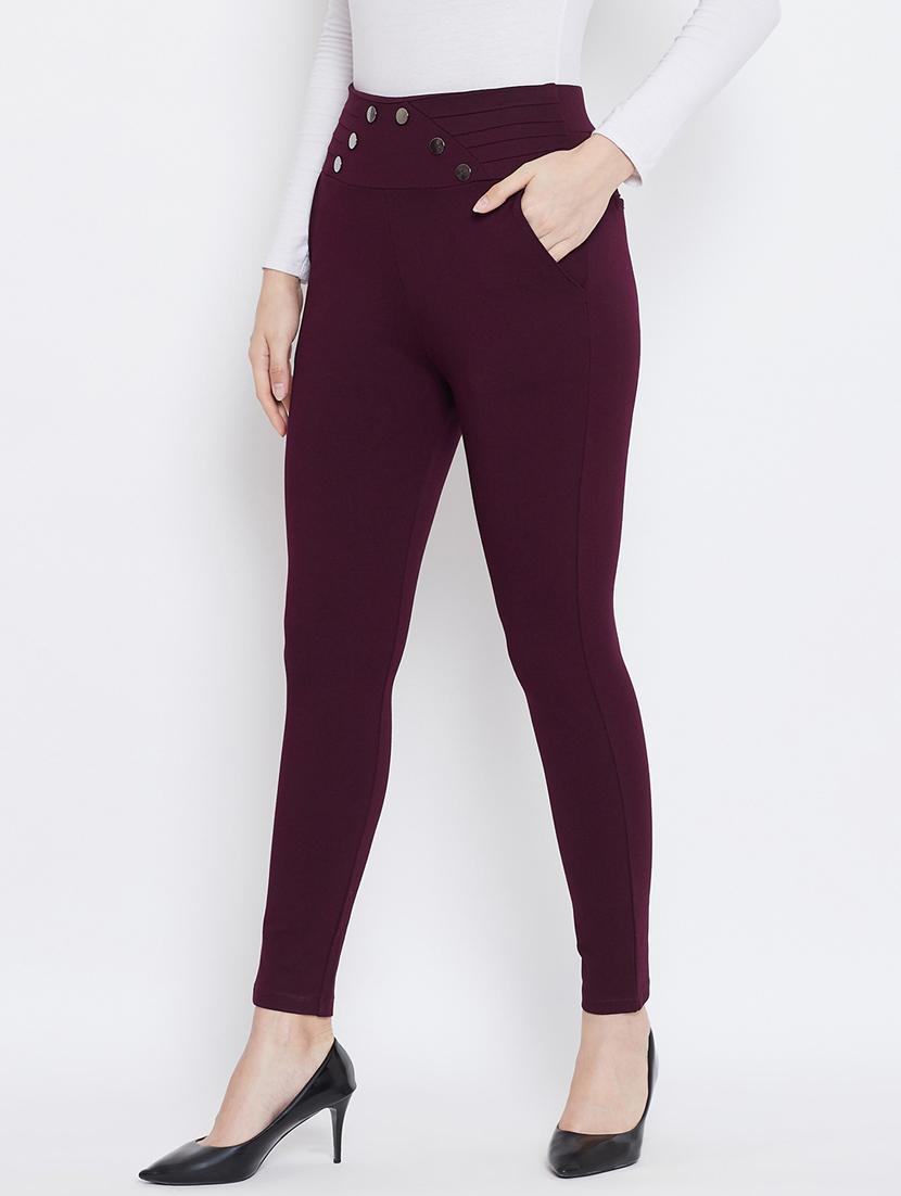solid mid rise ankle length jegging - 18248836 - Standard Image - 2