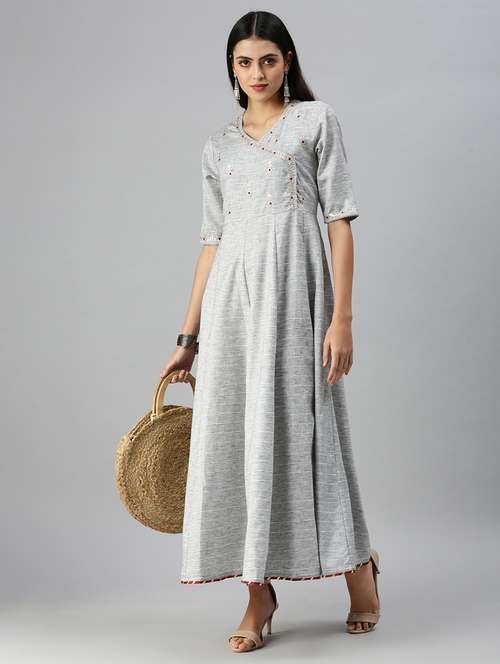 women's flared kurta - 18249161 -  Standard Image - 0