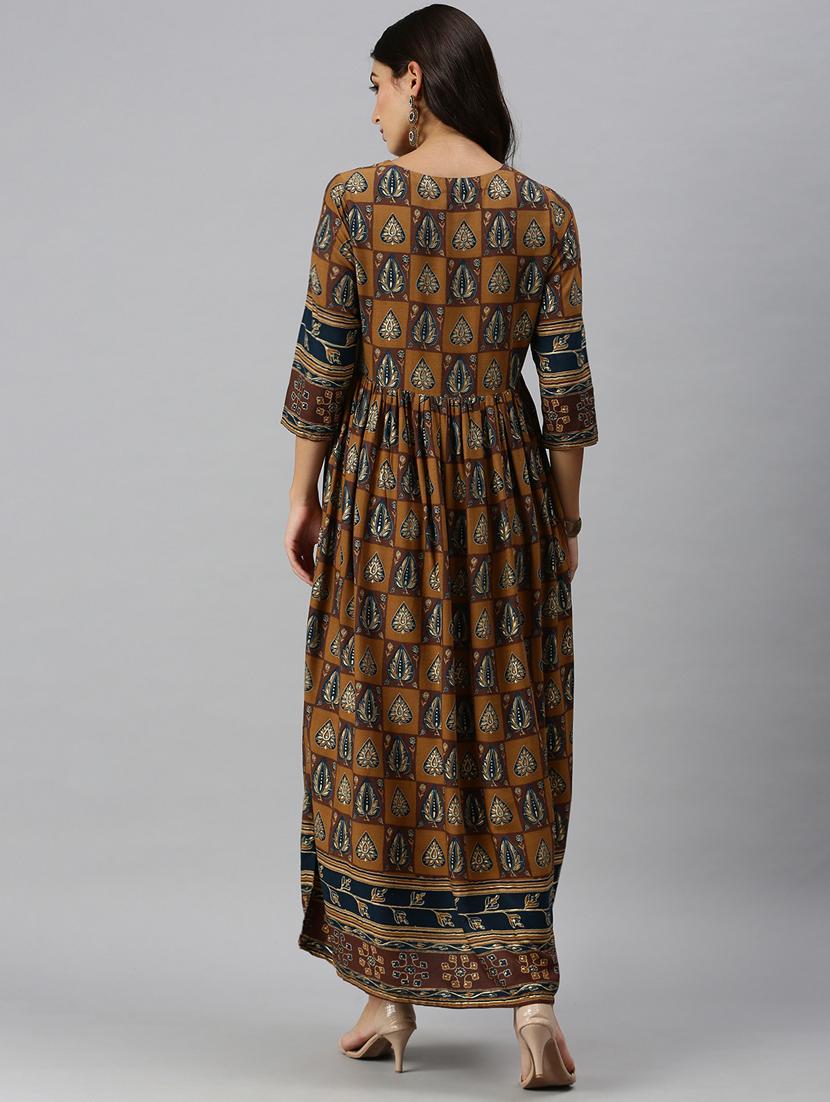 women's flared kurta - 18249168 - Standard Image - 2