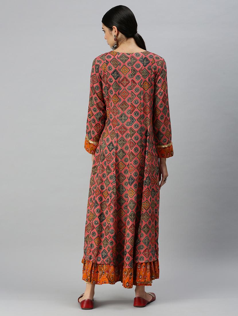 women's flared kurta - 18249173 - Standard Image - 2