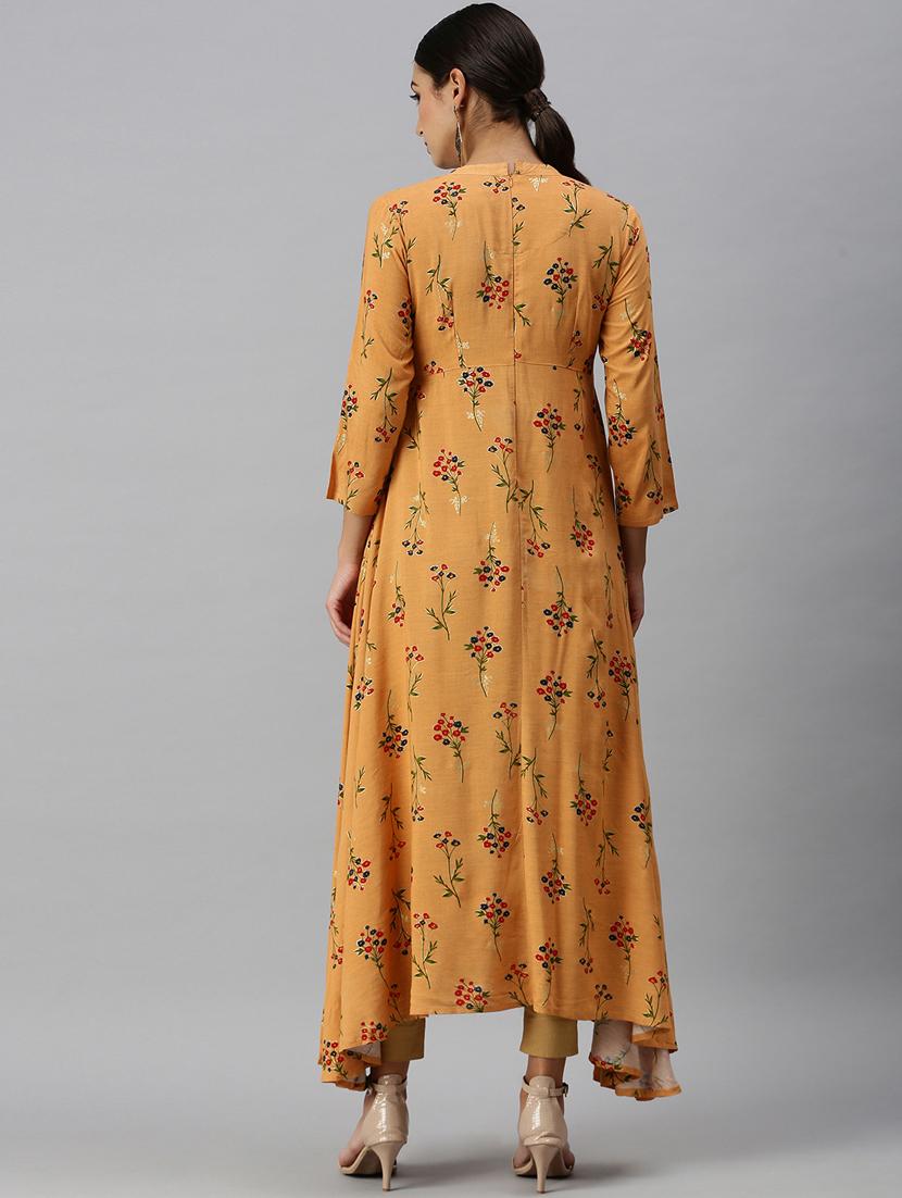 women's asymmetric kurta - 18249194 - Standard Image - 2