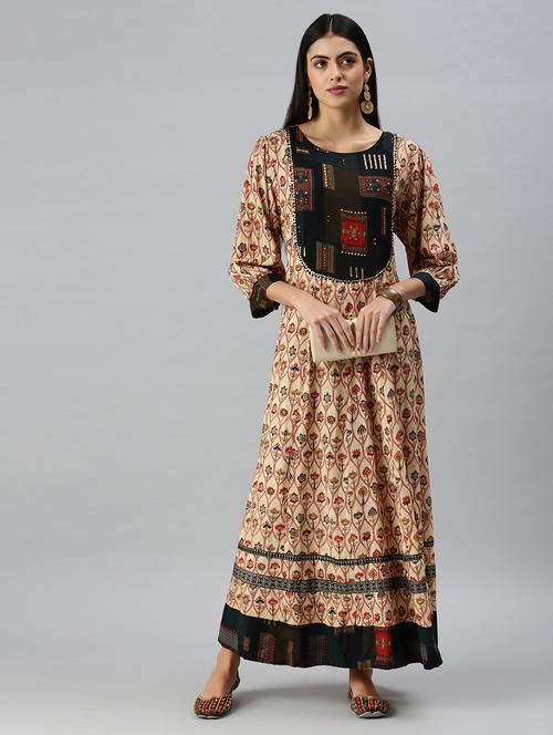 women's flared kurta - 18249197 - Standard Image - 0