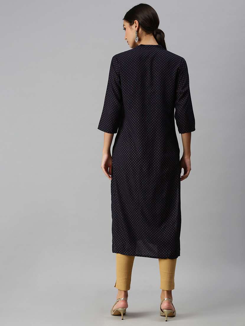 women's straight kurta - 18249226 -  Standard Image - 2