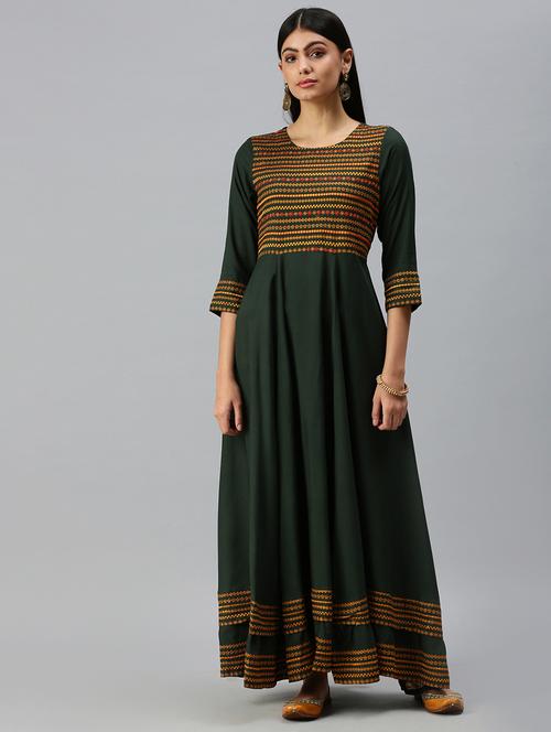 women's flared kurta - 18249230 - Standard Image - 0