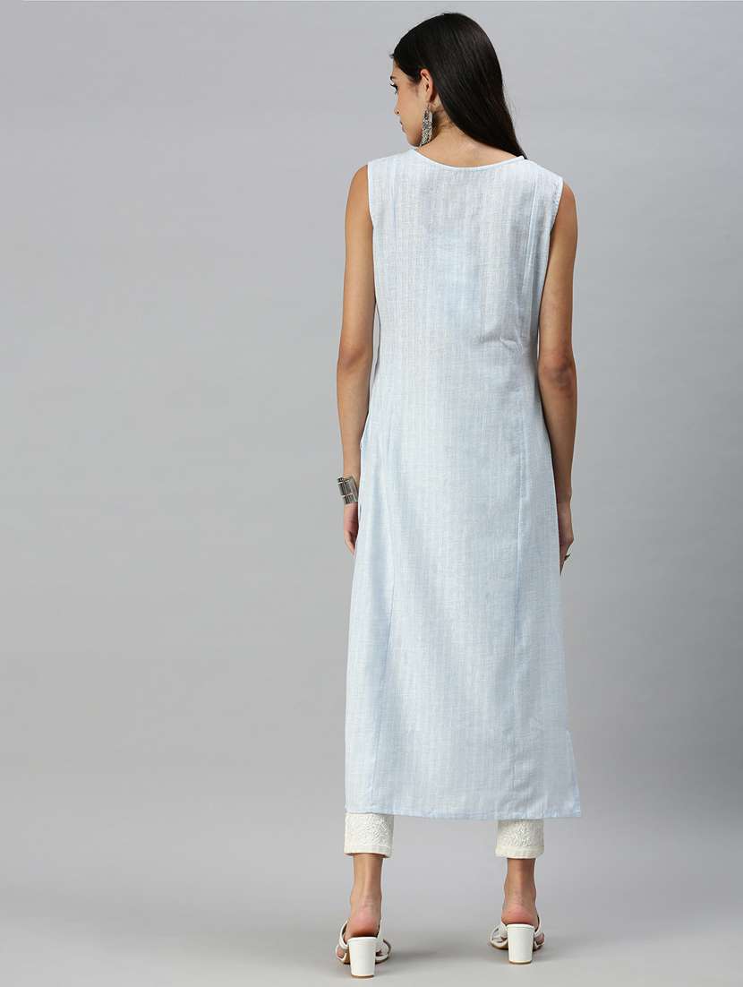 women's straight kurta - 18249247 -  Standard Image - 2