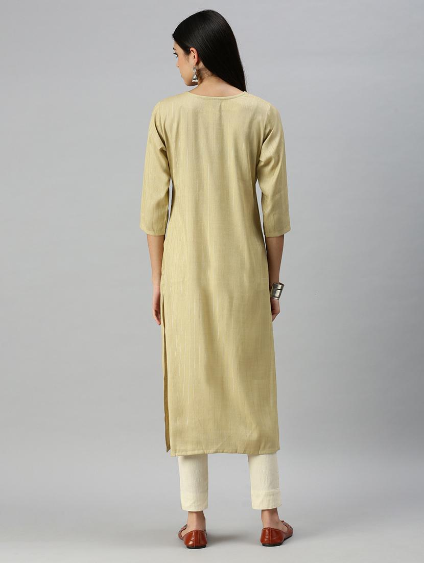 women's straight kurta - 18249284 - Standard Image - 2