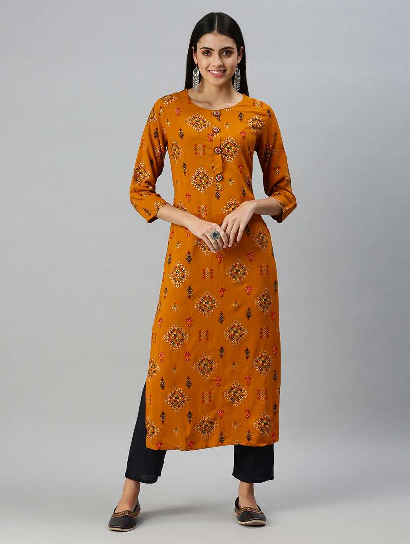 women's straight kurta