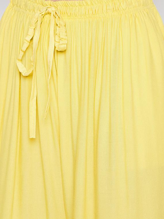 mid rise solid palazzo - 18249322 - Standard Image - 2