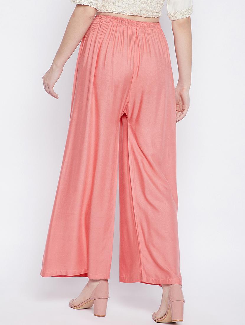 mid rise solid palazzo - 18249326 - Standard Image - 2