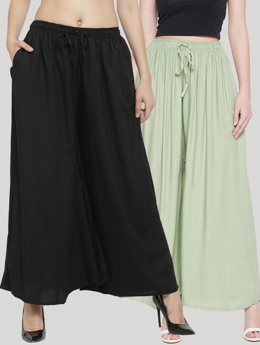 set of 2 combo palazzo - 18249375 -  Zoom Image - 0