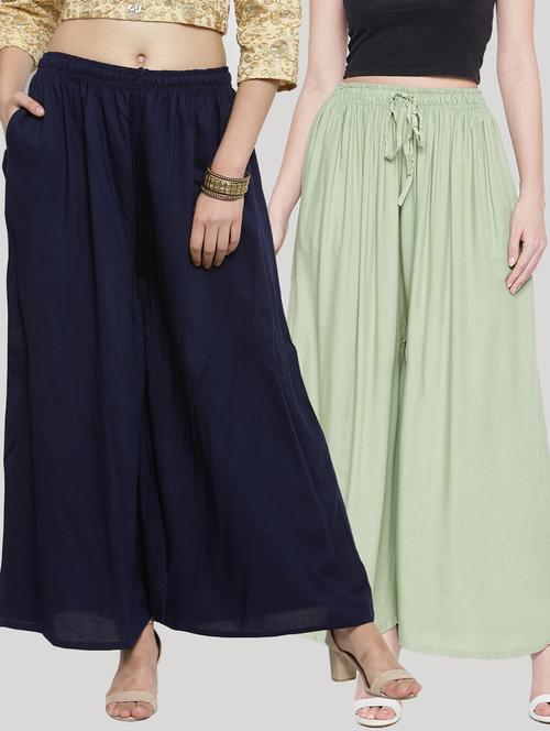 set of 2 combo palazzo - 18249385 -  Standard Image - 0