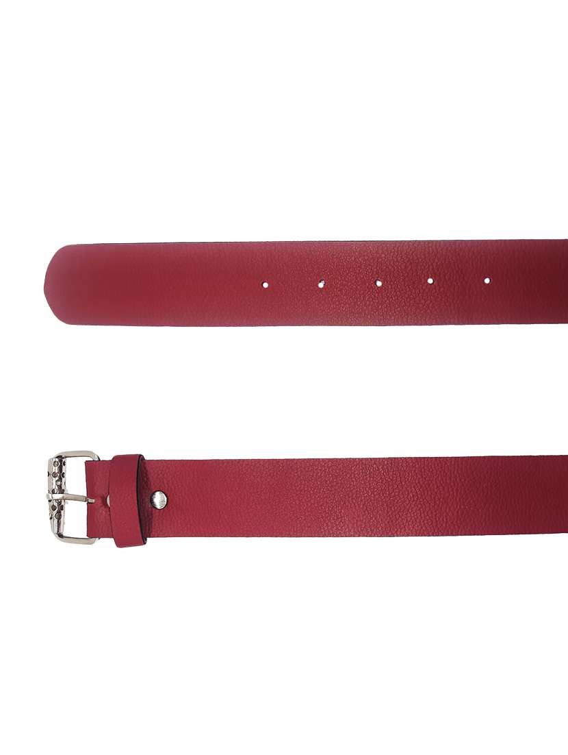 red leatherette (pu belt - 18249623 -  Standard Image - 2