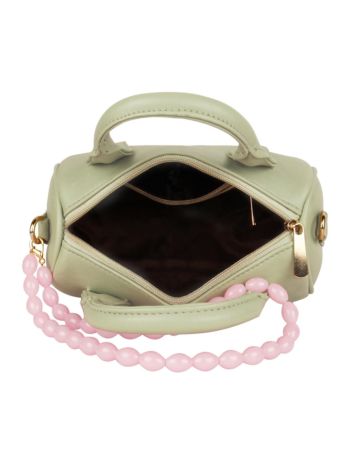 cream leatherette (pu) sling bag - 18250027 - Standard Image - 2