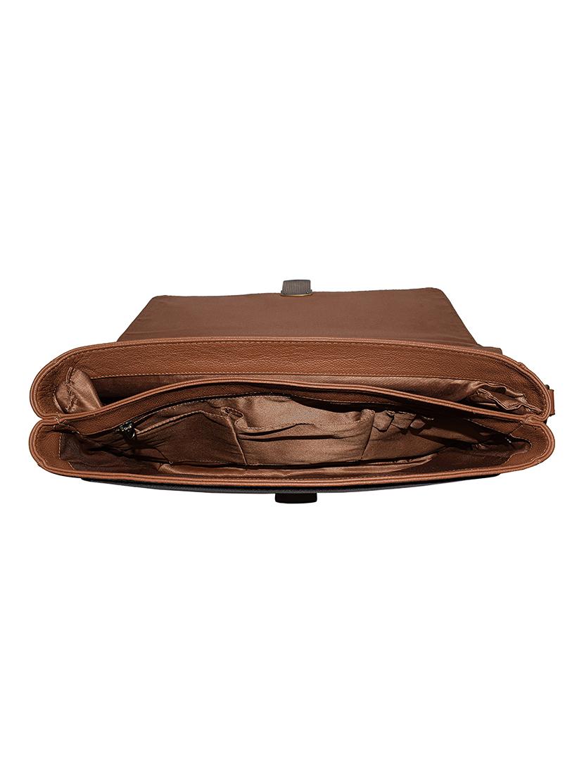 tan leather laptop bag - 18250092 - Standard Image - 2