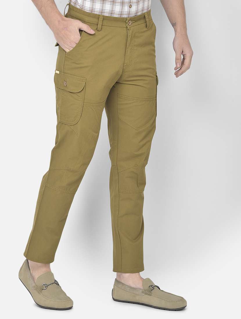 gold solid cargos casual trouser - 18250570 - Standard Image - 2