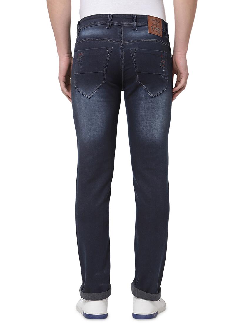 dark-blue light-washed denim jean - 18250620 - Standard Image - 2