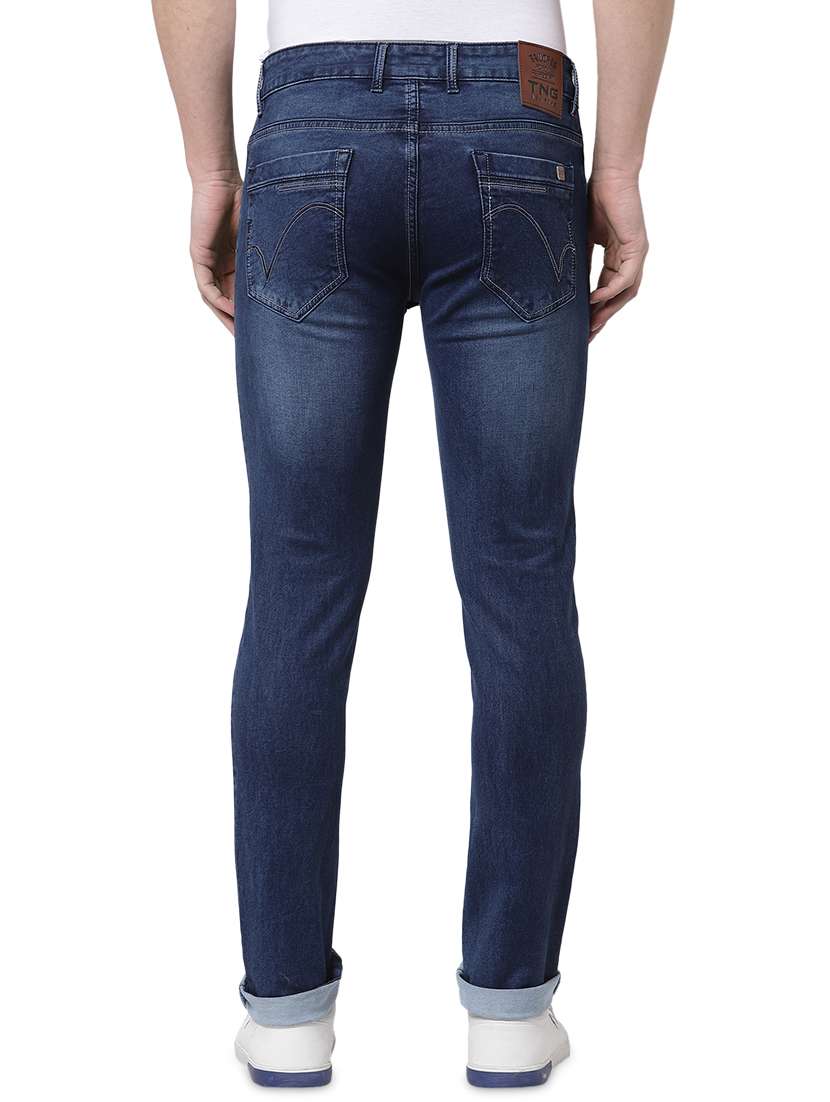 navy-blue light-washed denim jean - 18250632 -  Standard Image - 2