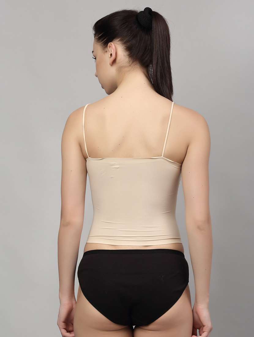 beige solid bras and panty set - 18251260 - Standard Image - 2