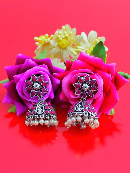 red brass drop earring - 18252977 -  Standard Image - 0