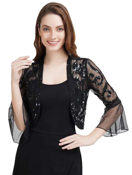 black net shrug - 18253594 -  Standard Image - 0