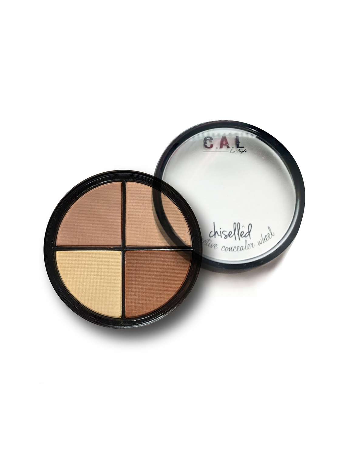 cal losangeles dark beige matte chiselled contour /concealer wheel