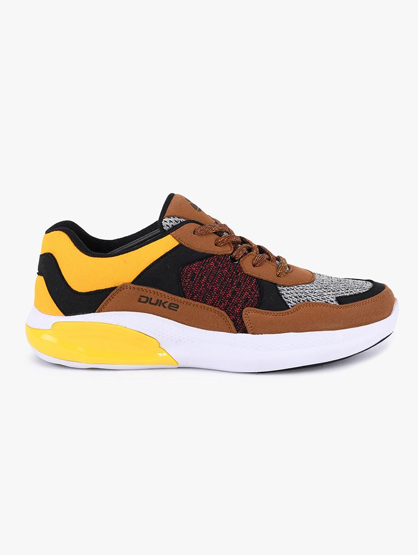 brown synthetic sport shoes - 18254034 - Standard Image - 2