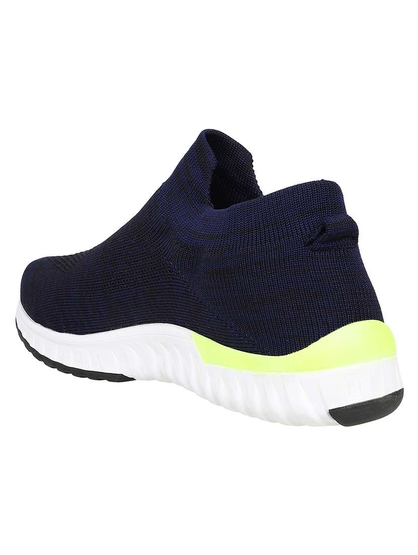 navy fabric sport shoes - 18254039 - Standard Image - 2