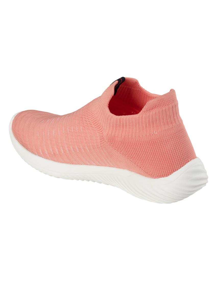 pink fabric slip on sports shoes - 18259563 - Standard Image - 2