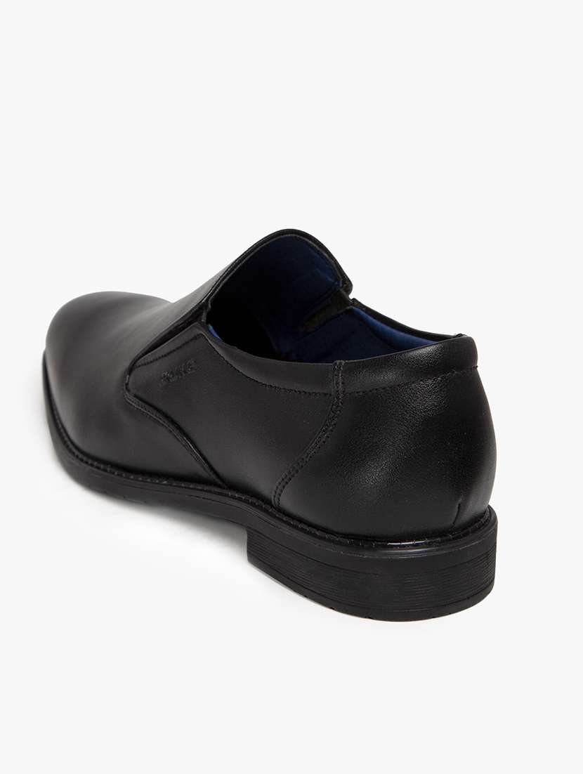 black synthetic & mesh slip on ons - 18259669 -  Standard Image - 2