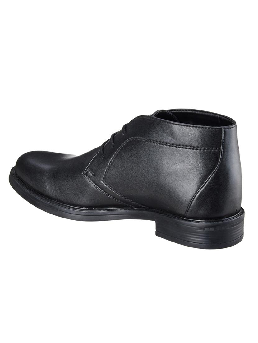 black synthetic lace up boots - 18259670 - Standard Image - 2
