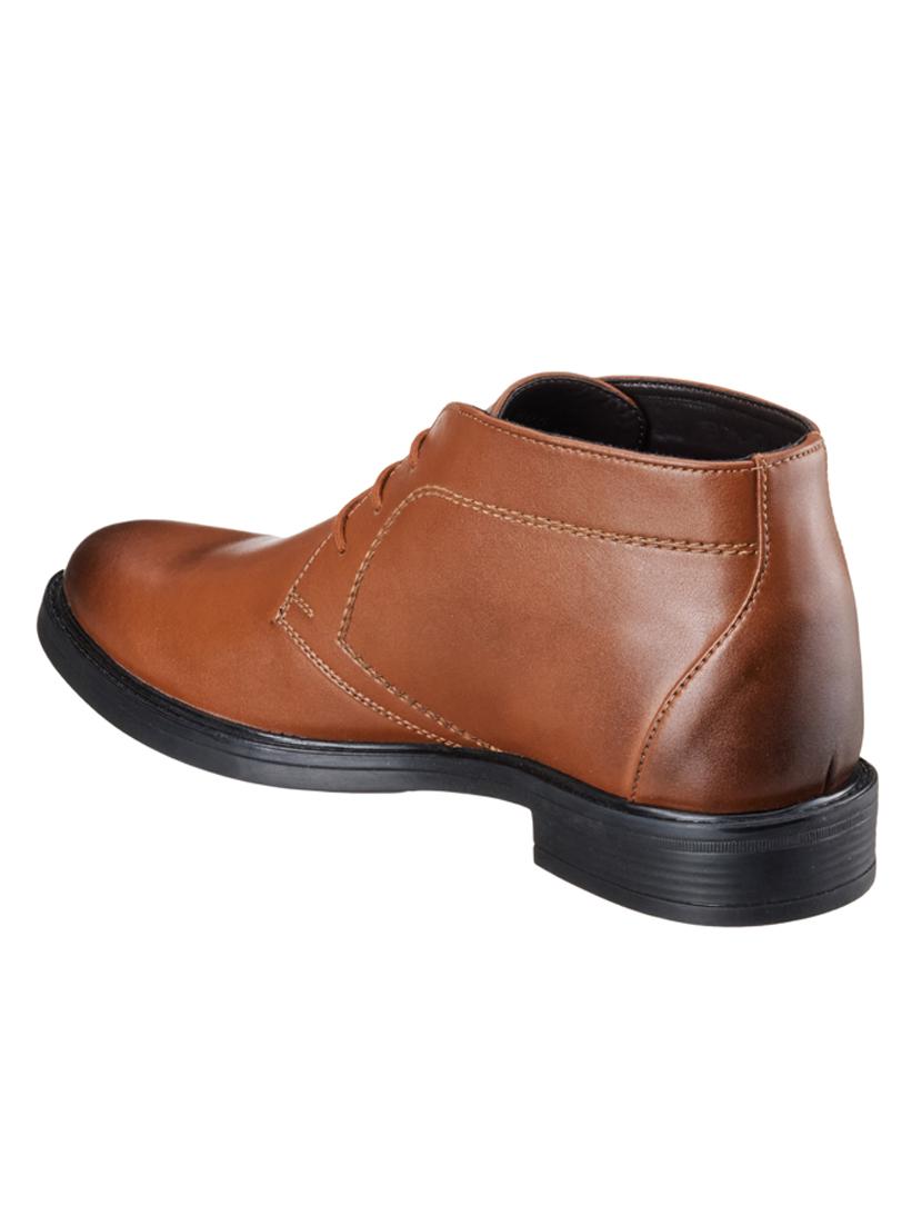 tan synthetic lace up boots - 18259672 - Standard Image - 2
