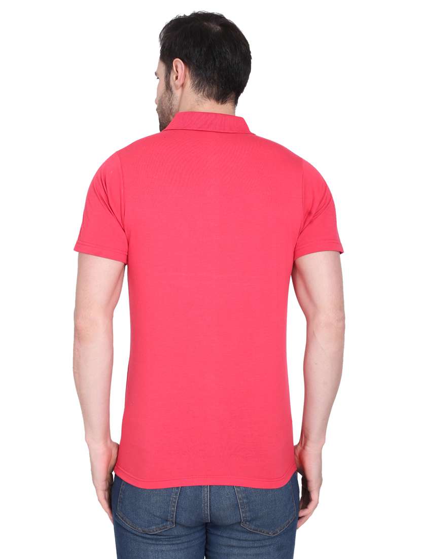 pink solid polo t-shirt - 18259829 -  Standard Image - 2