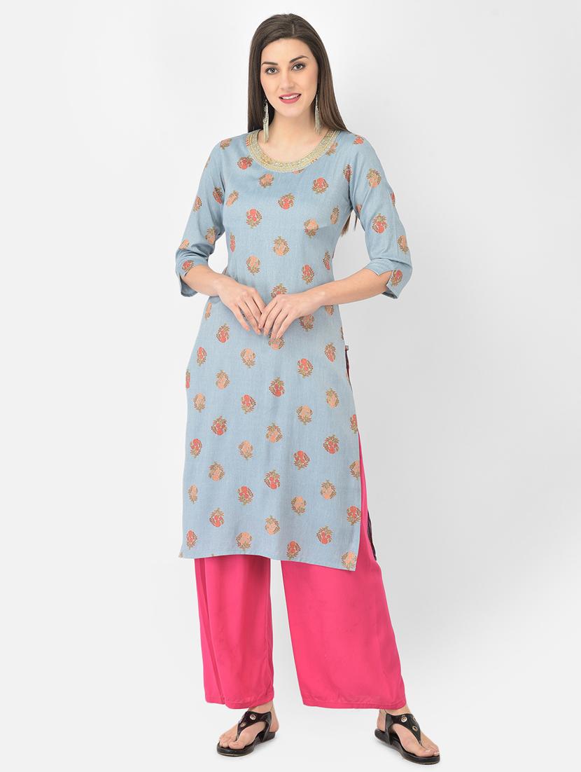 women's front slit kurta - 18260804 -  Zoom Image - 0