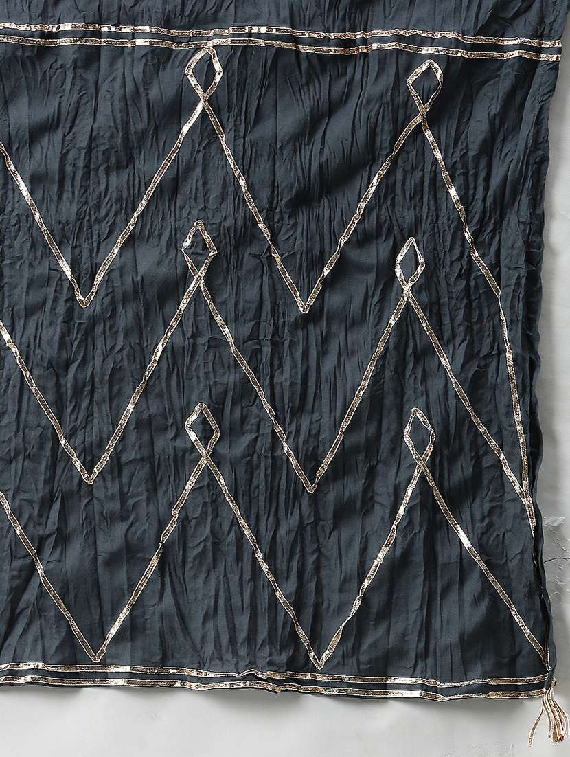 women gota work mandarin neck kurta pant set with dupatta - 18260943 -  Standard Image - 7