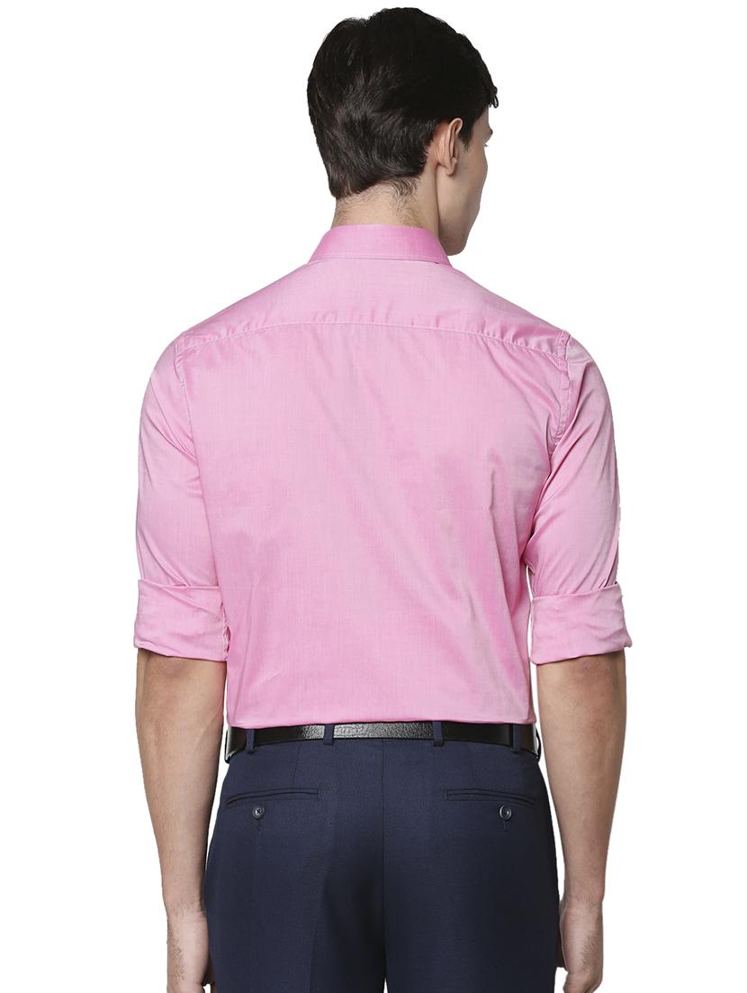 pink solid formal shirt - 18261347 - Standard Image - 2