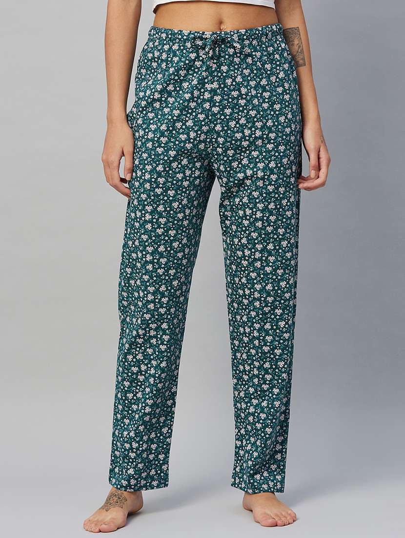 mid rise printed pajama